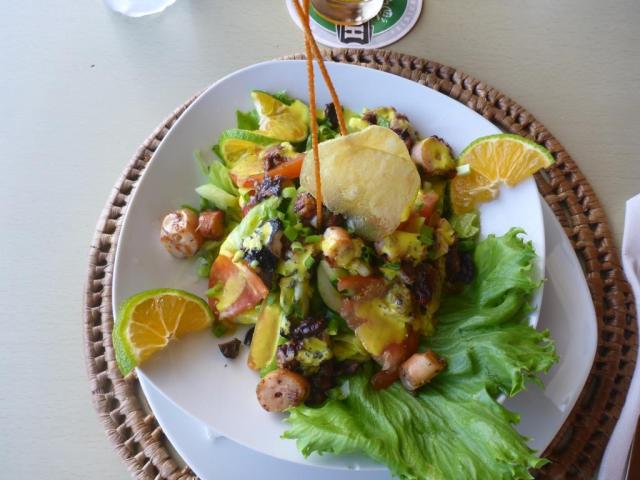 octopus salad @ bella vista cafe