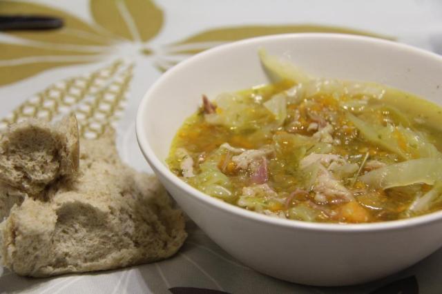 ham and cabbage soup